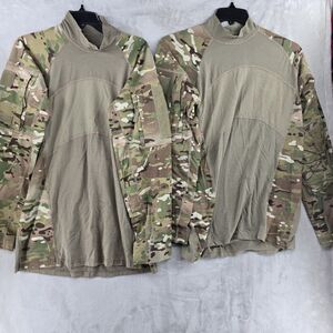 Military Massif Army Combat Shirt Size Mens Large FR Multicam‎ OCP Lot Of 2